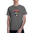 thumbnail image 1 of Florida Panthers T-Shirt de Base à Manches Courtes pour Hommes, Gris Chiné Foncé, Très Grand, 1 of 5