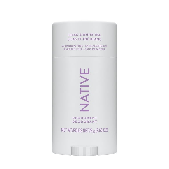 Native Natural Deodorant, Lilac & White Tea, Aluminum Free