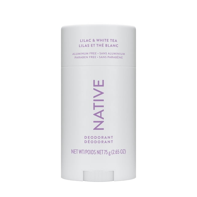 Native Natural Deodorant, Lilac & White Tea, Aluminum Free