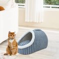 thumbnail image 4 of Jpxdew Grand Lit pour Animaux, Conception Semi-Fermée, Lavable, pour Chats, Chiens, Portable, 18x12x10 Pouces, 4 of 6