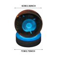 thumbnail image 2 of 3d Glowing Crystal Ball Night Light Ornament Creative Coloful Night Scene Lamp With Base For Home Decor Gift, 2 of 9