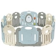 thumbnail image 3 of Patiojoy 14 Panel Baby Playpen Folding Kids' Safety Activity Center, 3 of 8