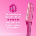 thumbnail image 4 of Schick Hydro Silk Touch-Up Exfoliating Eyebrow Razor & Precision Trimmer, 4 of 17