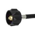 thumbnail image 4 of Clearance! Delayuji Grey Pneumatic Replacement Lb 20 Propane 1 Feet Tank Lb for 4 Adapter Hose Qcc1/Type1 Converter To Tools Home Improvement One Size Multi-Color, 4 of 5