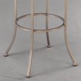 thumbnail image 4 of Hillsdale Amherst 24" Swivel Metal Counter Stool in Champagne, 4 of 5