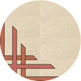thumbnail image 1 of Ahgly Company Tapis d'Intérieur Lavable en Machine Carré Transitionnel Pérun Brun, 3 Pieds Carré, 1 of 7