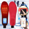 thumbnail image 3 of Hearth & Gear Heated Insole Rechargeable Outdoor Sports Warmer For ，APP Control Temperature Adjustable Rechargeable Warmers Full Heating & Cut To Fit Design For Desk Foot Pedal Leg Exercise Stationary, 3 of 4