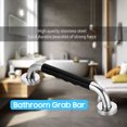 thumbnail image 3 of Generic 19.6 Inch Anti-Slip Shower Grab Bar Handle Stainless Steel Bathroom Grab Bar Silicone Covered Grip, 3 of 8