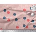 thumbnail image 3 of Soimoi polyester Crepe Fabric Geometric & Polka Dots Decor Fabric Printed Yard 42 Inch Wide, 3 of 3