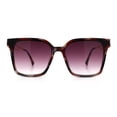 thumbnail image 4 of Womens Luxury Designer Inset Lens Metal Arm Horn Rim Plastic Fashion Sunglasses Burgundy Marble - Purple, 4 of 7