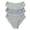Violet, variante sur HUITKMM sous-Vêtements en Coton Femme Femmes 3 Couleurs Assorties Rayé Sans Coutures Entrejambe Sans Coutures Taille Basse Culottes Respirantes