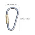 thumbnail image 2 of 2PCS Outdoor Mountaineering Buckle High Strength Hiking D-Ring Carabiner, 2 of 8