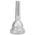 thumbnail image 4 of 1/2 en Corne Embout Buccal Cuivre Durable Instrument de Musique Accessoire pour Ténor TromboneSilver, 4 of 14