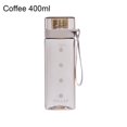 thumbnail image 2 of Sports Bottle Matte Texture Level 5 Broken Resistance Square Shape Summer Student Drinking Bottle for Office, 2 of 13