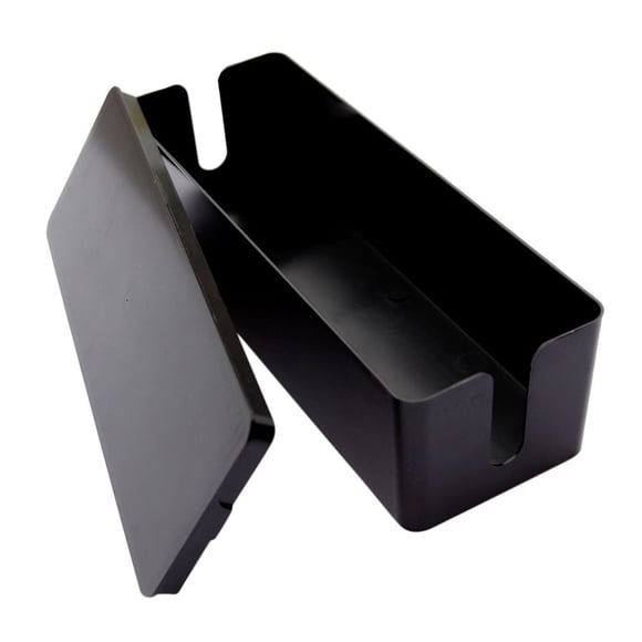 HLONK Wire Storage Box  Cable Management Boxes  Cable Tidy Box Plastic  Wires Keeper Holder for Desk  TV  Computer  USB Hub  System to Cover and Hide & Power Strips & Cords