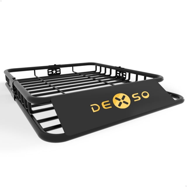 EDTara Roof Rack Basket, 200 lb Capacity Universal Rooftop Cargo Carrier, Heavy-Duty Luggage Rack for SUV, Truck & Crossover