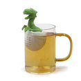 thumbnail image 3 of Oleegame 2PC Produce Storage Silicone Dinosaur Tea Bag Tea Filter Strainer Loose Tea Strainer Coffee Spice Green, 3 of 8