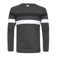 thumbnail image 4 of AherBiu T-Shirts à Manches Longues pour Hommes à Col Ras du Cou Ajustés Décontractés Mode Golf Sports Tees Hauts, 4 of 5