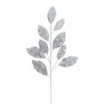 thumbnail image 1 of Vickerman QG191807 29 in. Silver Glitter Leaf Spray - 6 per Bag, 1 of 1