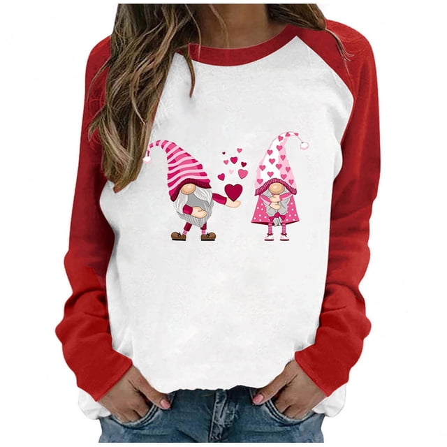 Hauts d'Été pour Femmes Automne Hiver Col Rond Tempérament Décontracté Manches Raglan T-shirt Décontracté Ample Haut Blouses d'Été pour Femmes 2023 en Liquidation