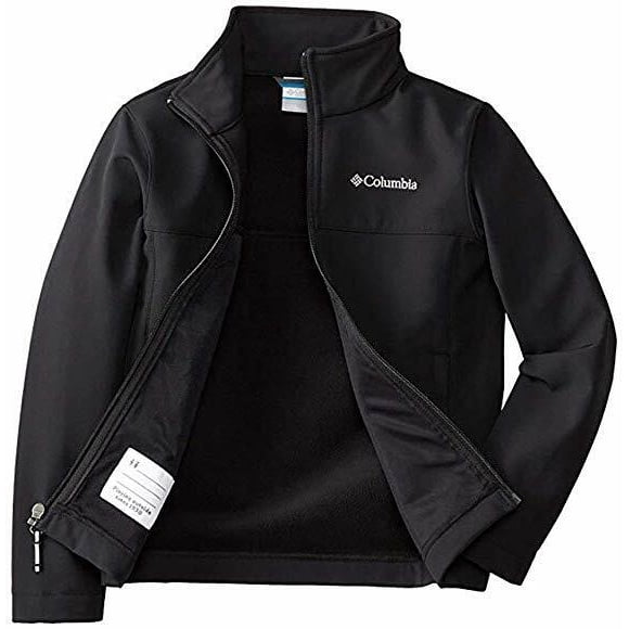 COLUMBIA Boy's XB0029 Sportswear Bowen Lake Softshell Youth Jacket Black ( XS )