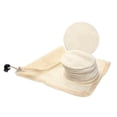 thumbnail image 1 of Ensemble de 12 Pcs de Mouchoirs de Maquillage en Fibre de Bambou Réutilisables pour le Nettoyage du Visage, 1 of 9