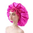 thumbnail image 1 of Decodeary Ruban de Satin Chapeau Rond Polyvalent Vie Aide Confortable et Respirant Rose Rouge, 1 of 6