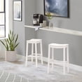 thumbnail image 3 of Hillsdale Tabouret de Bar Sans Dossier Fiddler, Blanc, 3 of 9