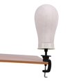 thumbnail image 4 of Qiilu 3 Sizes Canvas Head Wig Model Making Mannequin Head Hat Headwear Cap Display Manikin Model, Wig Display Head, Mannequin Model, 4 of 5