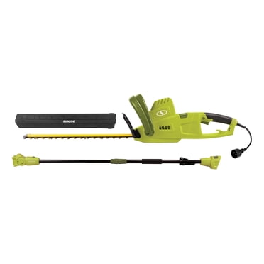 Sun Joe SJH904E Poteau électrique convertible multi-angle télescopique + taille-haie, 19 pouces 4,5 A