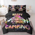 thumbnail image 1 of YST Happy Camping Comforter Set, 7-Piece, Colorful RV Camper, Twin Size, Bed in a Bag, 1 of 5