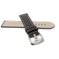 thumbnail image 4 of 20mm Leather Watch Band Strap, Mat Finish, White Stitching, Stainless Steel Buckle, 4 of 7