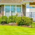 thumbnail image 3 of Garden Fence Metal Decorative Fence H x W ( Panels Total Length . ft) Dog Fence No Dig Fence Rustproof Animal Barrier Fencing for Dog Rabbits and Patio Yard, 3 of 9