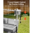 thumbnail image 4 of VEVOR Rotisserie Grill, 38W BBQ Outdoor Pig & Lamb Spit Roaster, Charcoal Spit Roaster with 132 LBS Load Capacity & 7-Level Height, 4 of 9