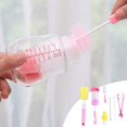 thumbnail image 1 of Estbridge cleaning supplies Bottle Brush Set  7Pcs Baby Bottle Brush Cleaner Kit With Nipple Brush & Straw Cleaner household, 1 of 6