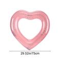 thumbnail image 3 of Bouée de Natation Cœur Amour Extra Épaisse, Flotteur de Piscine Gonflable, Conception Anti-Roulement, 3 of 6