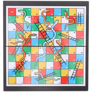 DEELLEEO 1 Set Snakes Ladders Board Game Funny Magnetic Chessboard Toy Magnet Game Board