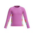 thumbnail image 1 of Speedo Girl's UV Protection Short Sleeve Rashguard Set - Scuba Blue, Size 5, 1 of 4