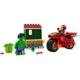 thumbnail image 4 of LEGO Super Heroes Marvel Iron Man avec une moto et Hulk 76287 Ensemble de construction (68 pièces), 4 of 7