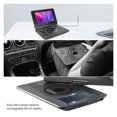 thumbnail image 2 of 9 Inch HD TV Portable DVD Player 16:9 LCD Screen CD Game TV Player USB Radio Adapter DVD Players ,high resolution screen, 2 of 4