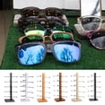 thumbnail image 3 of ruzhgo Rack 5 Layers Density Board Display Stand Home Desktop Tabletop Holder Shelf Black Glasses Detachable Black White, 3 of 6