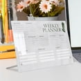 thumbnail image 4 of 1 Set Reusable Weekly Write Board Desk Dry Erase Board Dry Erase Board Clear White Board And Pen, 4 of 8