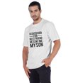 thumbnail image 4 of Inkmeso T-shirt à Col Rond pour Homme, Graphique Imprimé « J'ai Demandé à Dieu Mon Meilleur Ami, Il m'A Envoyé Mon Fils », Tee pour Père Fils Amour, 4 of 7