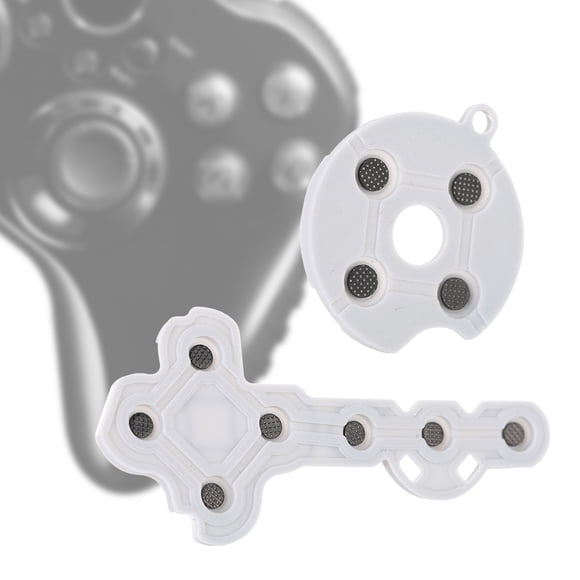 Pièces de Manette Anti-Rayures, Caoutchouc Conducteur de Manette, Durable 10 Pcs pour Manette de Jeu 360