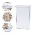 thumbnail image 4 of Rbaofujie Airtight Cereal Storage Container With Lids, Clear 3.4L Airtight Kitchen Food Storage Container for Grain,, Flour, Rice, Nut, Snacks Clearance Items, 4 of 6
