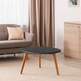 thumbnail image 4 of Nappe Ronde Lavable à l'Eau, Housse de Table, Nappe en Vinyle avec Dos, 4 of 7