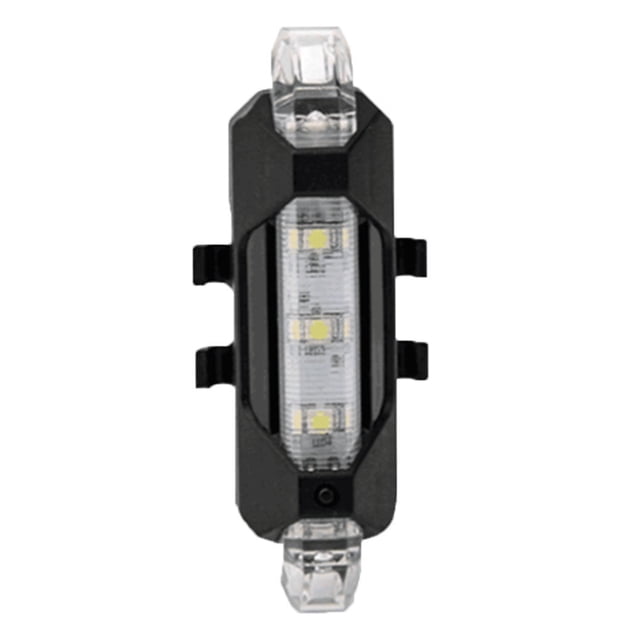 Baohd Feu Arrière de Vélo Rechargeable Rappel de Cyclisme Lampe Arrière Étanche Grand Portée Éclairage de Cyclisme Blanc 1 Ensemble