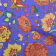 thumbnail image 1 of oneOone Polyester Spandex Blue Fabric Asian Chinese Flower Craft Projects Decor Fabric Printed By The Yard 56 Inch Wide, 1 of 4