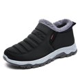 thumbnail image 4 of Men's Sneakers Winter Fashion Plus Boots Comfortable Solid Color Warm Snow Boots for Active, 4 of 9