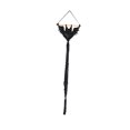 thumbnail image 2 of Macrame Wall Hanging Tapestry Halloween Pattern Handmade for Farmhouse Black 30x100cm, 2 of 9